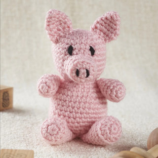 Lil Crochet Pals Kit - Pig