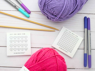 Fox and Pine Stitches Row Counter Stickies