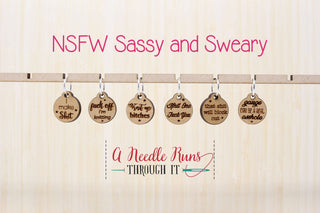 A Needle Runs Through It – Sassy &amp; Sweary Stitch Markers