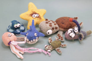 Woolbuddy Needle Felting Sea Collection Kit