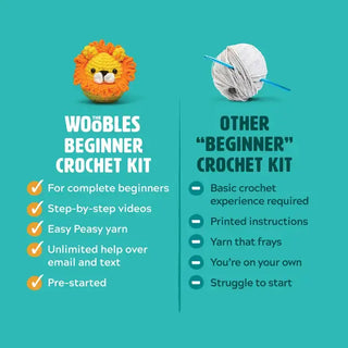 Felix the Fox Beginner Crochet Woobles Kit