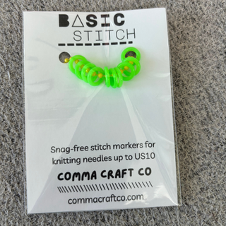 Comma Craft Co - Neon Snag-Free Stitch Markers