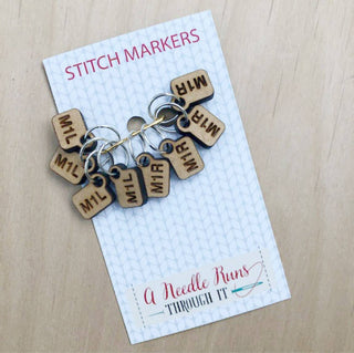 M1L & M1R Increases - Stitch Markers (set of 8)
