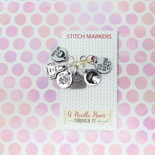 A Needle Runs Through It – Schitt’s Creek Inspired Stitch Markers