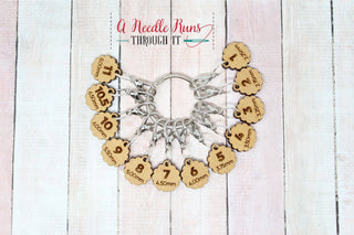 A Needle Runs Through It - Knitting Needle Sizes Stitch Markers