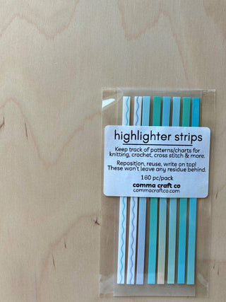Comma Craft Co. Pastel Gradient Highlighter Strips