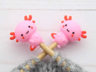Fox and Pine Stitches Axolotl Stitch Stoppers