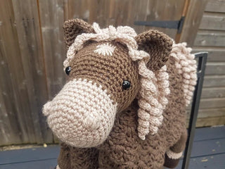 3-in-1 Farm Horse Pony Folding Baby Blanket - Crochet Class