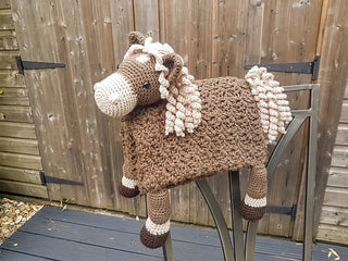 3-in-1 Farm Horse Pony Folding Baby Blanket - Crochet Class