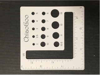 ChiaoGoo - Swatch/Needle Gauges