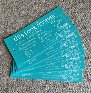 Comma Craft Co. “This Took Forever” Handmade Gift Care Tags