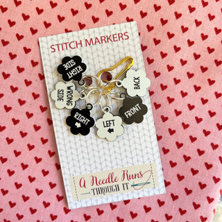 A Needle Runs Through It – Right/Wrong Side, Front/Back, Left/Right Stitch Markers