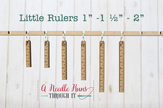 A Needle Runs Through It – Little Rulers Stitch Markers
