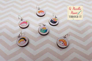 A Needle Runs Through It – Sushi Stitch Markers