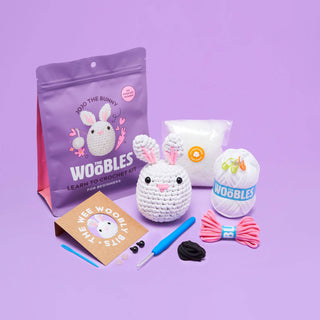 Jojo the Bunny Beginner Crochet Woobles Kit