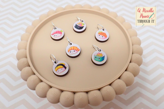 A Needle Runs Through It – Sushi Stitch Markers