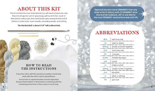 Unofficial Beyoncé Book and Crochet Kit: Includes Everything to Crochet Your Own Beyoncé - Beyoncé Book, 4 Colors of Yarn, Crochet Hook, Beads, Yarn