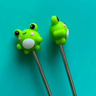 Comma Craft Co - Frog Knitting Needle Point Protectors