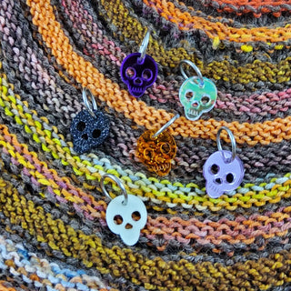 Katrinkles Halloween Collection 2024 - Skull Stitch Marker Set