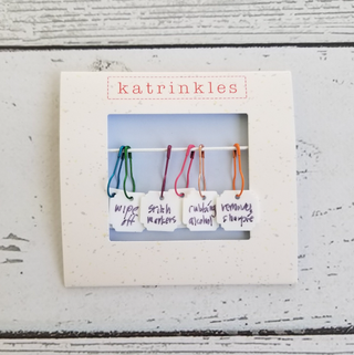 Katrinkles - Write On / Wipe Off White Stitch Marker Set