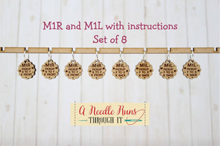 A Needle Runs Through It – M1L &amp; M1R Increase Stitch Markers with Instructions