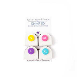 Twice Sheared Sheep – Snap ID Cord Organizer Tags