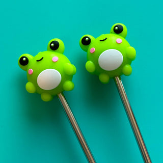 Comma Craft Co - Frog Knitting Needle Point Protectors