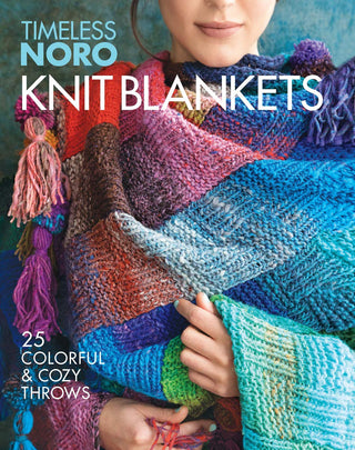 Timeless Noro Knit Blankets Book - 25 Colorful & Cozy Throws