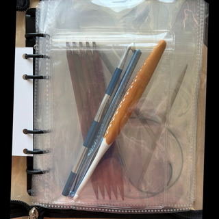 Comma Craft Co - The Hook & Needle Binder - Deluxe Knitting Crochet Organizer