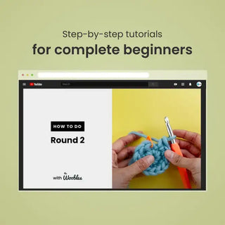 Bacon the Pig Beginner Crochet Woobles Kit