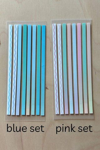 Comma Craft Co. Pastel Gradient Highlighter Strips