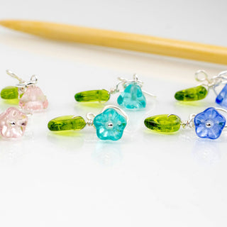 Twice Sheared Sheep - Little Flowers Stitch Marker Set