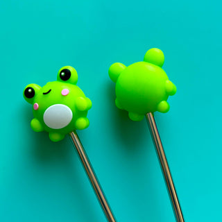 Comma Craft Co - Frog Knitting Needle Point Protectors