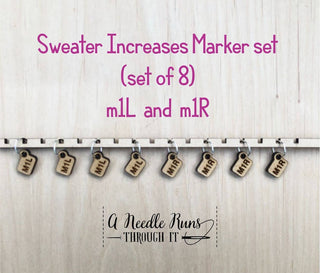 M1L & M1R Increases - Stitch Markers (set of 8)