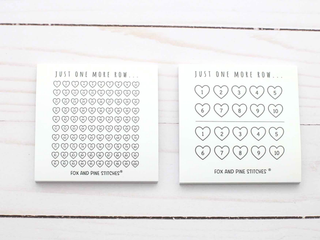 Fox and Pine Stitches Row Counter Stickies