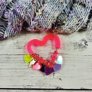Katrinkles - Heart Stitch Marker Holder