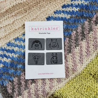 Katrinkles - Faux Suede Assorted Animal Tags