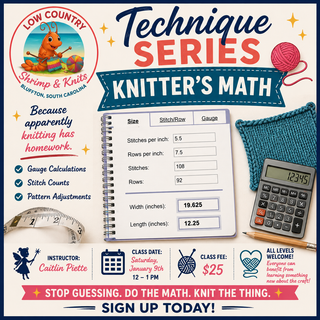 Technique Series - Knitter's Math - 1/9
