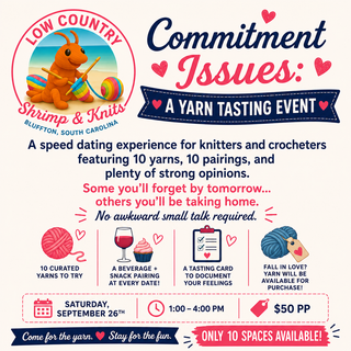 Commitment Issues: A Yarn Tasting Event - 9/26