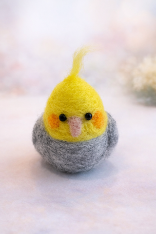Beginner Needle Felting Class: Cockatiel Cutie - 4/25