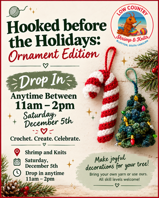 Hooked before the Holidays- Crochet Ornament Edition! - 12/5