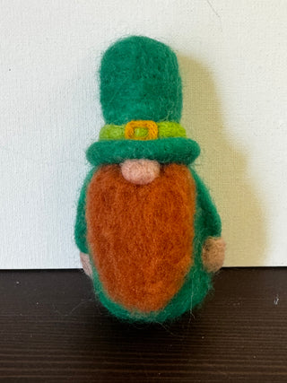 St. Patrick's Day Gonk/Gnome- BEGINNER Needle Felting Class 3/7