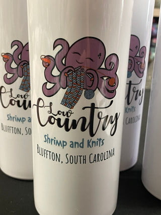 Low Country Shrimp and Knits Tumblers