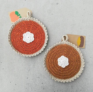 Pumpkin Pie Pot Holder - Easy Crochet Class 11/9