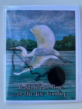 Low Country Knitting Notecard by artist Julie Combs