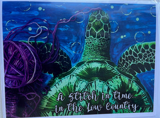 Low Country Knitting Notecard by artist Julie Combs