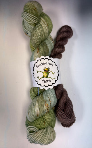 Freckled Frog Yarns - High Twist Sock MCN and Mini Skein