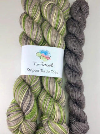 Turtlepurl Yarns - Striped Turtle Toes