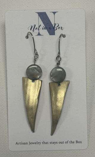 Not in a Box - Knitting Needle Earrings NIB2