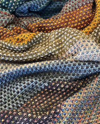 Judi's 10 Color Slip Stitch Blanket - Knitting Class